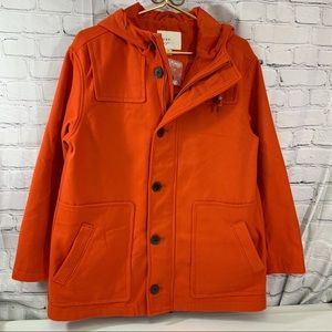 Orange Hooded Jacket